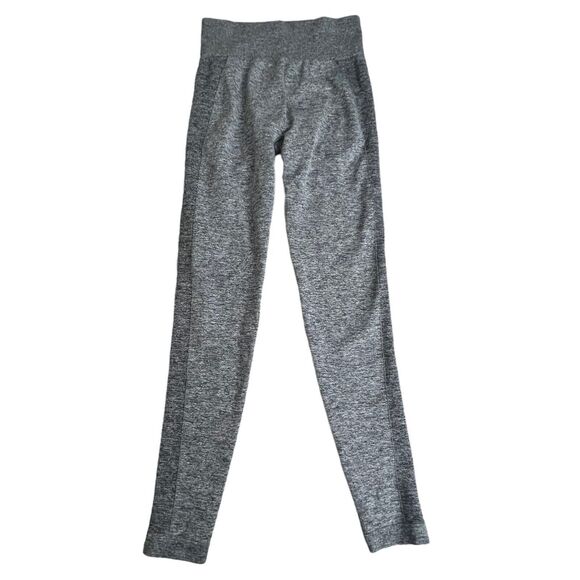 Gymshark Womens Gray Spell Out 7/8 Leggings Medium - Picture 2 of 9